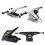 Land Surfing Skateboard Bridge Longboard Support de Direction C7 Support Rotatif Sans Pédale Bridge Noir 3