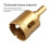 12pc Brazing Hole Opener Marble Multi-Purpose Drilling Bit Vitrified Brick Ceramic Stone Reaming Bit Set 6-35mm 5