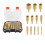 12pc Brazing Hole Opener Marble Multi-Purpose Drilling Bit Vitrified Brick Ceramic Stone Reaming Bit Set 6-35mm 7