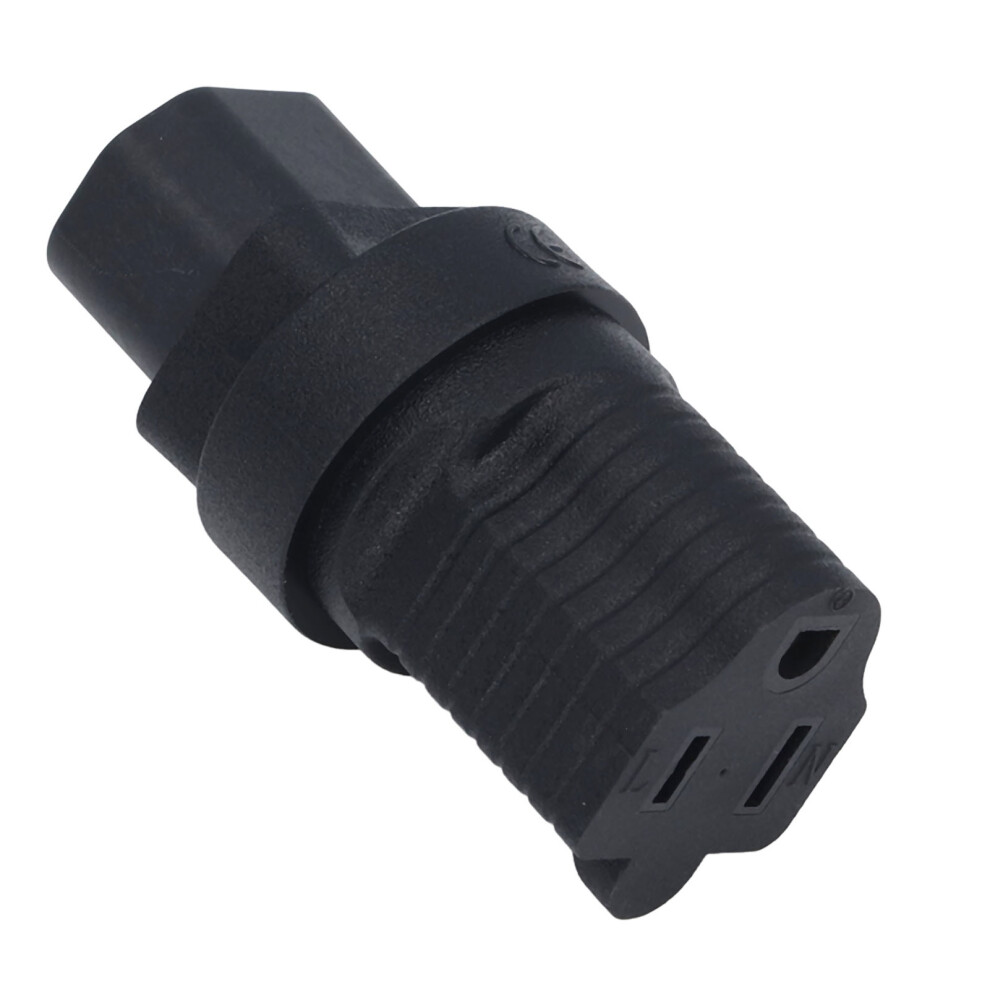 2Pcs Iec320 C14 To Nema 5 15R Power Adapter, 125V, 10A 3261385136747