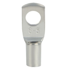 Copper Lug Loop Connector Cable Voltage Terminal SC6-5 Bare Copper Battery Block Lug Hole 500 Pcs