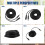 Cable de Extensión de Alimentación CC Conector Cable de Extensión Cable Adaptador Jack Cable DC5521 Conector Macho A Hembra 10M 6
