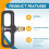 ELRS High-Frequency  Antenna Directional High Gain ELRS Antenna for Long Range TX Module Parts A 4