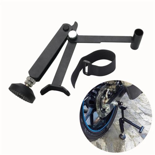 Motorcycle Folding Lifting Support Frame Foldable Lift Stand Stable Crane Frame for Motorcycle with Upgraded Armrest 2