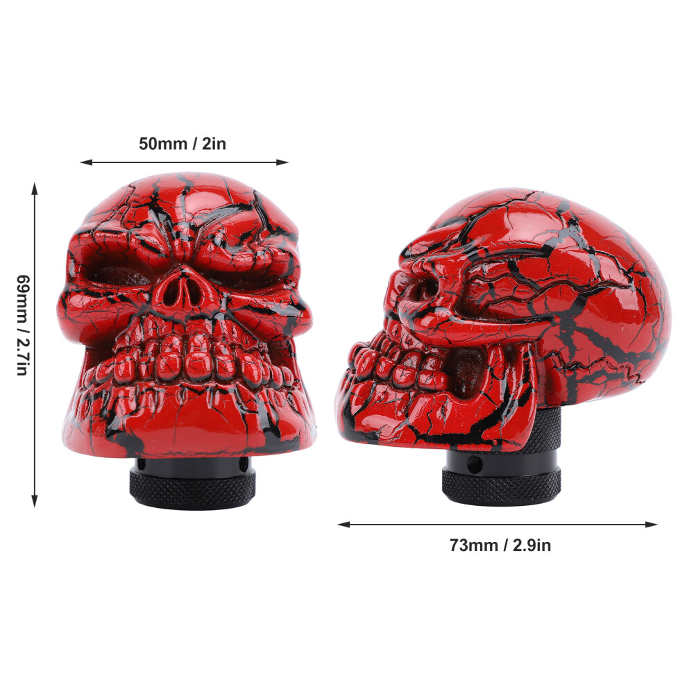 Samurai Resin Gear Knob With Adapters Red 7055741338250
