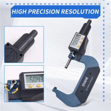 SHAHE 50-75mm 0,001mm Digitale Micrometer Elektronische Digitale Buitenmicrometer Resolutie 0,001mm Instrument