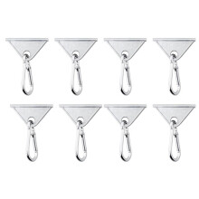 8 Pack 2020 Extrusion Sliding Hook for 20 Series T-Slot V-Slot Aluminum Extrusion Hardware Silver
