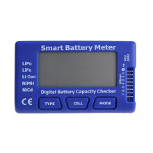 5‑in‑1 Intelligent Digital Battery Meter Battery Capacity Checker with LCD Display ESC / PPM Tester RC Battery Meter