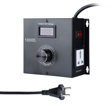 Regolatore di Velocità Variabile SCR AC da 10000 W, Controllo Della Velocità del Ventilatore e del Motore 120 V-220 V AC, 22 A, Ideale per Utensili