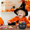 Halloween Black Candy Bucket with Handle 4