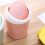 Mini-Desktop-Abfalleimer pink, Kunststoff, Schwingdeckel 3