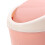 Mini Kunststoff-Desktop-Mülleimer Rosa, Schwingdeckel, 120g 9