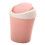 Mini Kunststoff-Desktop-Mülleimer Rosa, Schwingdeckel, 120g 10