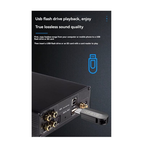 DA10 USB Decoder Dual-Core ES9038 DSD512  5.1 HIFI Audiophile DAC Earphone Amplifier 6.5mm Jack Black