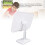 Supporto per libri regolabile bianco con clip 12.0x12.0cm 6