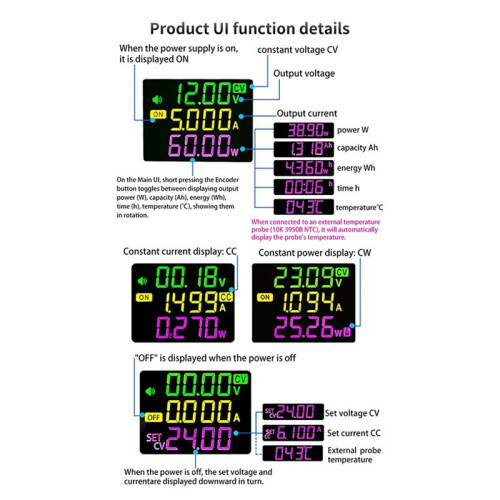 SK120  Buck Boost Converter CNC Adjustable Regulated Power Supply Constant Voltage Current Solar Charge Module 6A 2