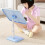Supporto per libri regolabile blu con clip per pagine 12x12cm 6