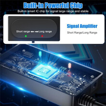 HDTV Antenna 25DBI High Gain Indoor 4k High Definition Digital TV Antenna Signal Amplifier Without Network Connection