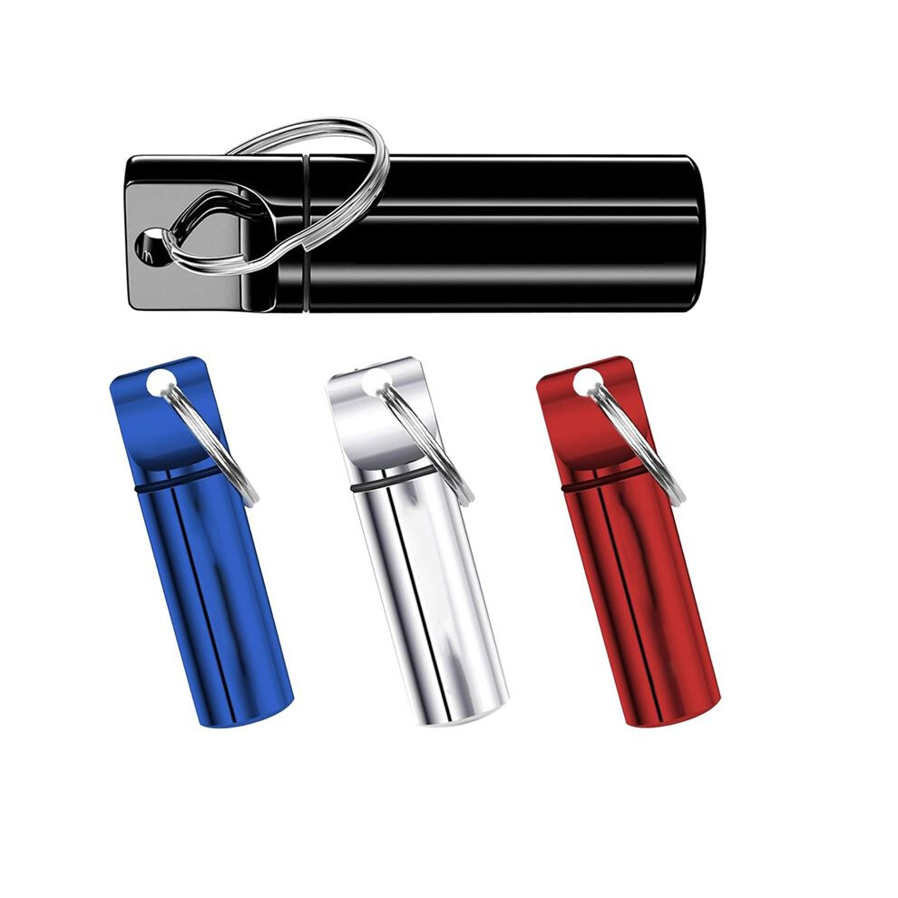 Jojomino Light Small Portable Pill Box Keychain - Pill Container For Outdoor Travel Enthusiasts