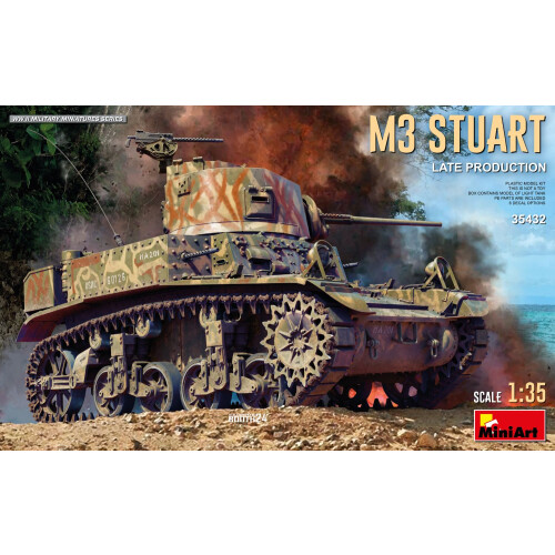 MIN35432 - Miniart 1:35 - M3 Stuart Light Tank, Late Prod