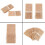 100PCS Country Wedding Table Silverware Holder Natural Burlap Cutlery Pockets Fork Pockets Rustic Wedding Decoration 7