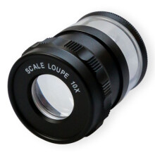 Hand-Held Microscope Magnifying Glass 10X- Jewelers Loupe Desktop Magnifier Portable Scale Loop for Cloth Repairing