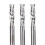 2 Flutes Compression End Mill Solid Carbide Cutter for Melamine Double Veneer Board & Hard Wood 1