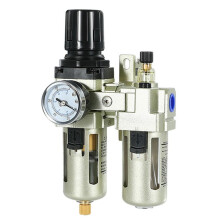 1 Pz AC3010-03 Regolatore di Pressione 'Aria Compressa In Lega di Alluminio Filtro 'Acqua con Trappola per L'Umidità da 3/8 Pollici con