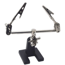 Herramienta de Soldadura de Tercera Mano Ajustable, Abrazadera de Escritorio para Soldar con 2 Pinzas de Cocodrilo, Soporte para Soldar, Herramienta