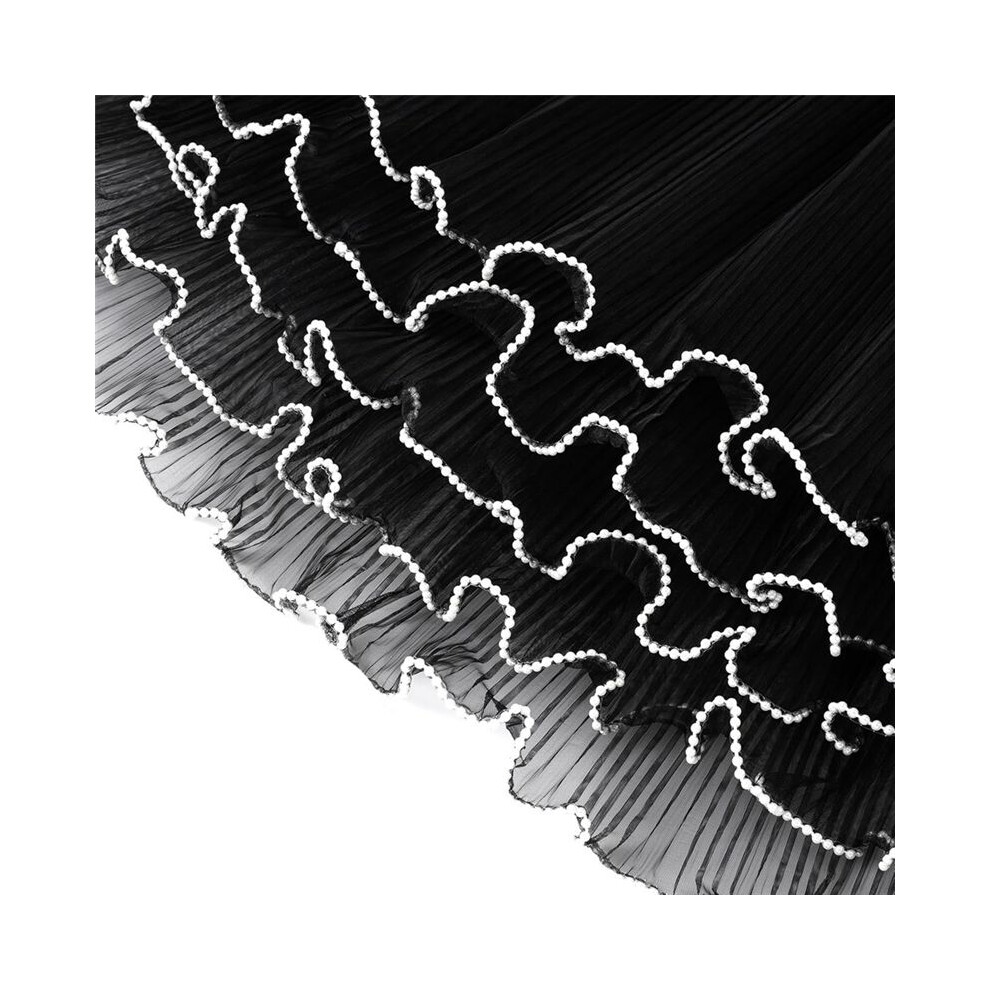 4 Yards Flower Wrapping Paper Pearl Bouquet Wrapping Paper, Floral Wrapping Mesh Paper 3Pack Black 4712629778838