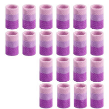 20PCS Crochet Finger Guard, 3.9-Inch Finger Covers Compression Crochet Finger Sleeves for Knitting Finger Protector