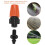 200 Pcs Drip Irrigation Spray Nozzle, Water Spray Nozzle, Adjustable in 2 Modes: Water Mist and Water Column 3