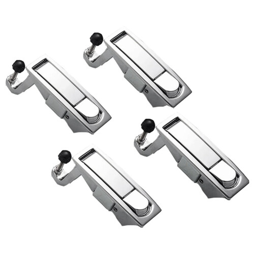 4PCS Compression  Lock Trigger  Lock Zinc Alloy Adjustable Lever Hand Operated Flush Compression Latches