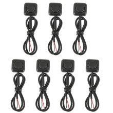 7 Pieces Momentary Push Button /Off 12V/24V, Button Mount for Car Horn, Industrial Control