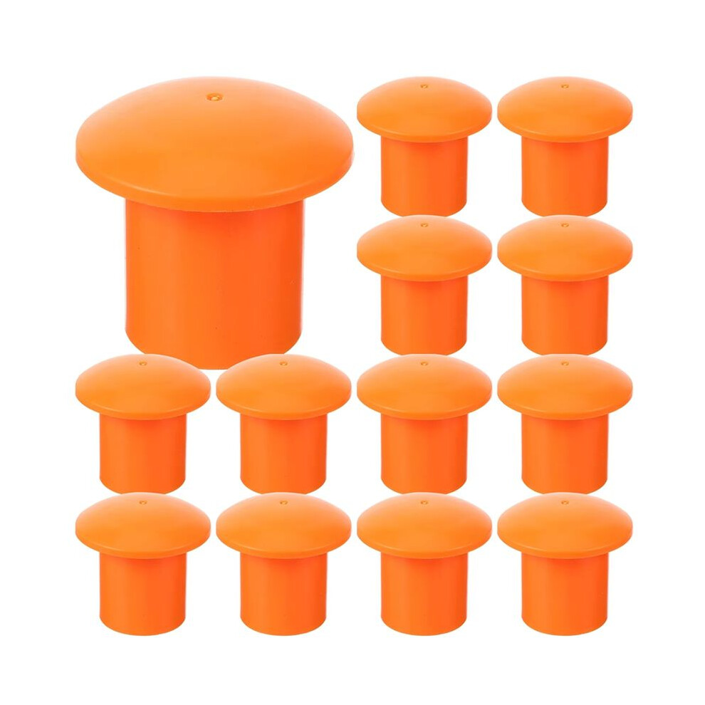 50Pcs Steel Bar Protective Cap Rebar End Protectors Sleeve Cover For Protector Construction Industry Mushroom 4712531368790