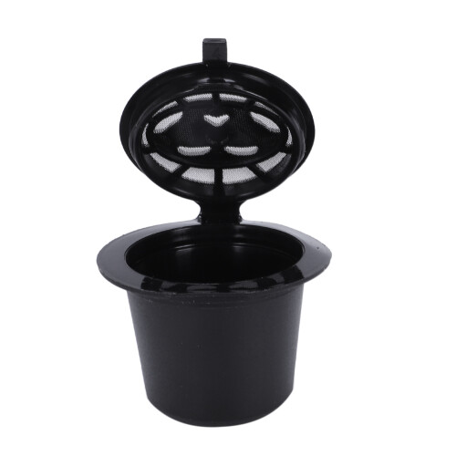 8x Refillable Reusable Coffee Capsules Pods For  Machines Spoon 1