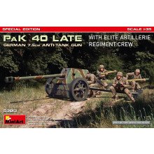 MIN53013 - Miniart 1:35 - German 7.5 PaK 40 Late w/ Elite Crew
