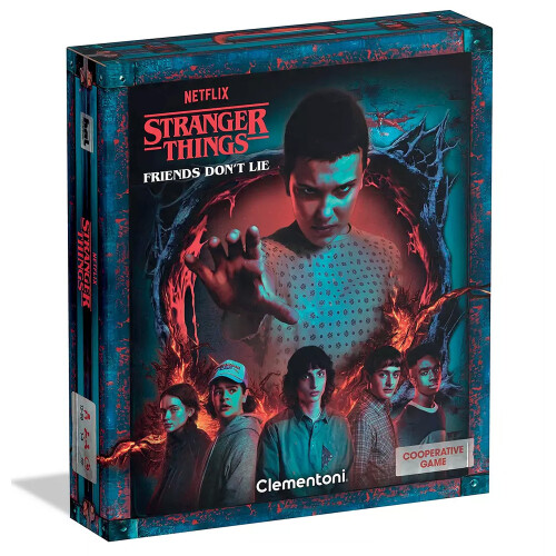 Clementoni Stranger Things: Friends Don't Lie Co-Operative Board Game