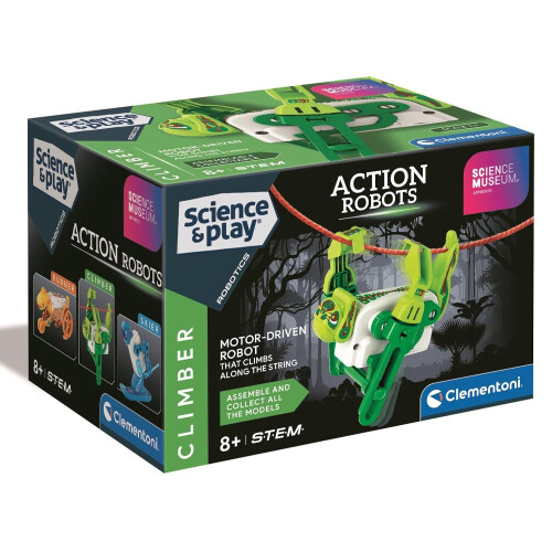 Clementoni Clementoni Science & Play: Action Robots - Climber STEM Toy Age 8+