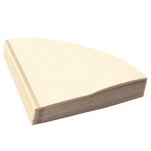 80X Filter Cup Special 102 Coffee Filter Paper Coffee Filter Papers Unbleached Wooden Drip Paper Cone Shape