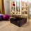 Large Open Wood Cat Litter Box Durable Natural Home Use Design 5