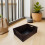 Large Open Wood Cat Litter Box Durable Natural Home Use Design 6