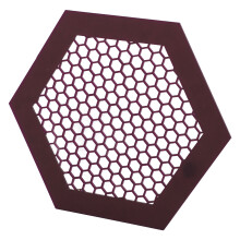 Plate d'abreuvoir en acrylique pour abeilles flottantes imprimée en 3D, pour pollinisateurs, violet