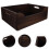 Large Open Wood Cat Litter Box Durable Natural Home Use Design 9