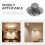 5Pcs Black Pet Film Sheets for LED Lights Color Diffuser Home Use 9