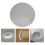 5Pcs Black Pet Film Sheets for LED Lights Color Diffuser Home Use 11