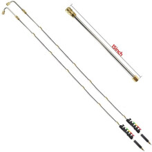 10FT Gutter Cleaning Tool Pressure Washer Extension Wand with 6 Nozzle Tips,1/4In Quick Connect,Power Washer Accessories