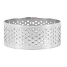 20 Pack 5cm Edelstahl Tart Ring, Hitze BestäNdiger Perforierter Kuchen Mousse Ring, Runder Ring Back Donut Werkzeug