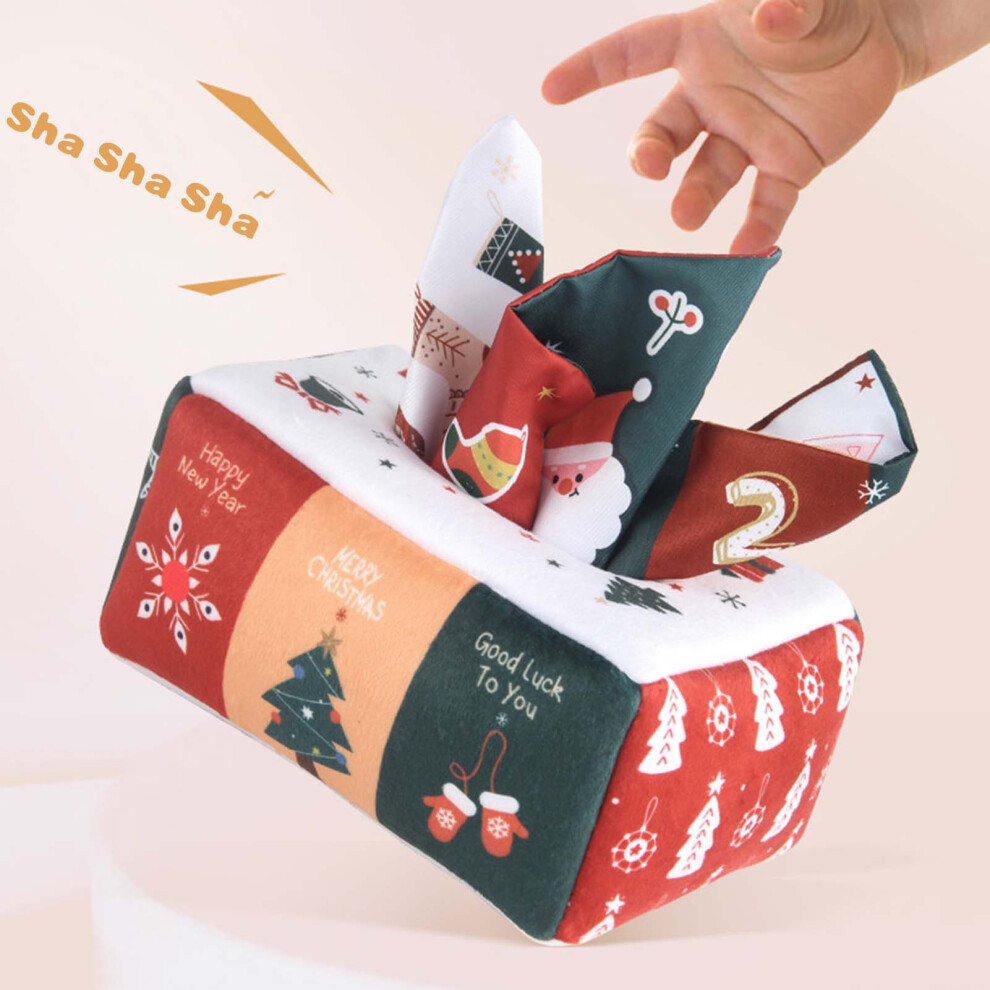 Dachuang Beauty (Christmas) Washable Baby Cloth Books For Toddlers