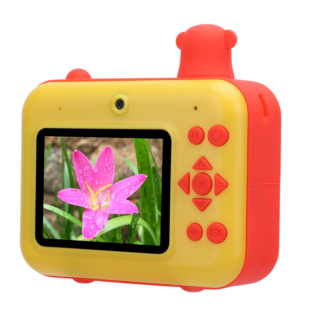 Instant Film Camera 1080P 8Mp With 2.4" Display & 256Gb Support Yellow 9321385139651